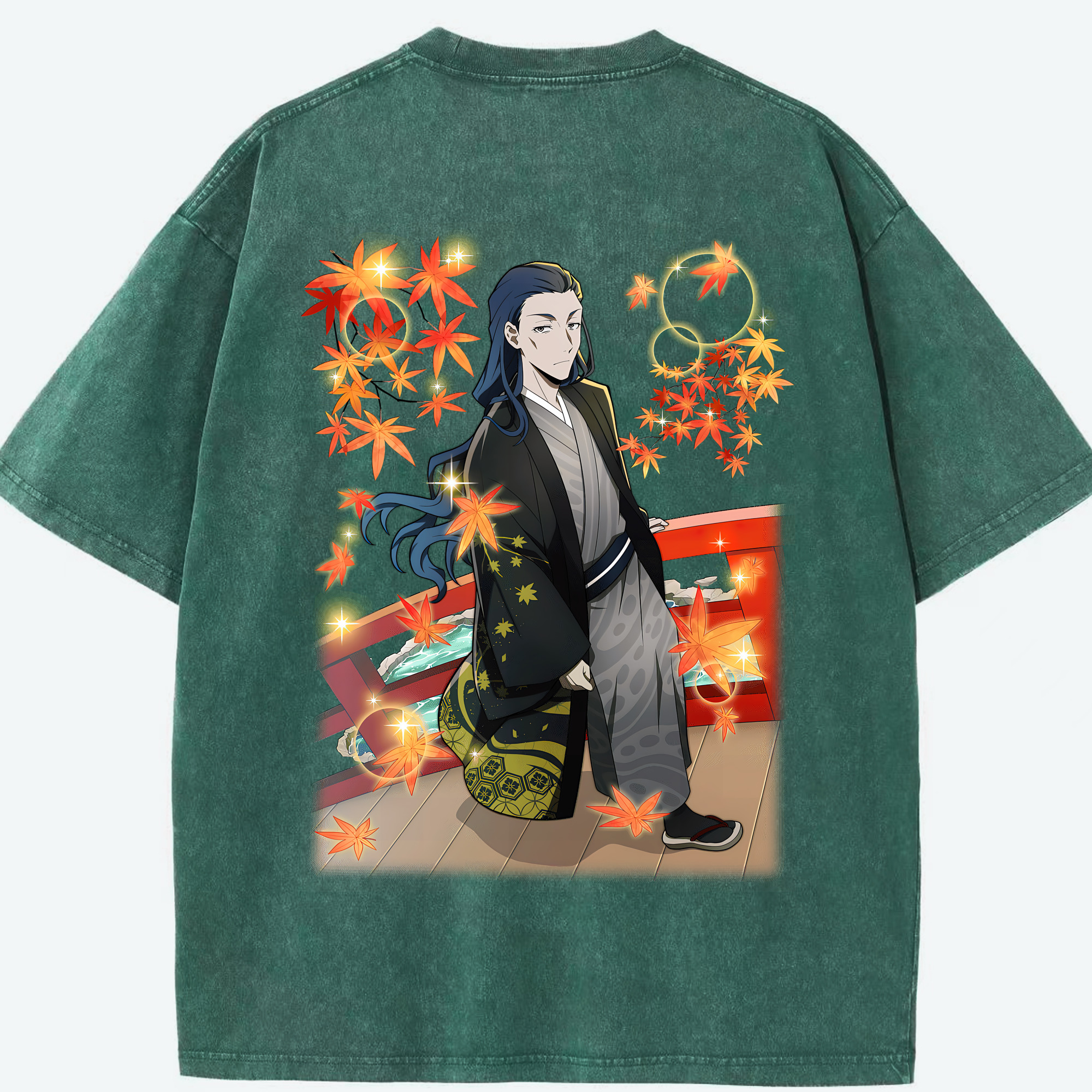 （画像用） 文豪ストレイドッグス Bungo Stray Dogs 綿100% ヴィンテージ風 半袖Tシャツ（背面プリント）